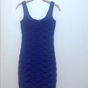 Mudd Blue Sleeveless Lace Dress, NWT. Size: Small